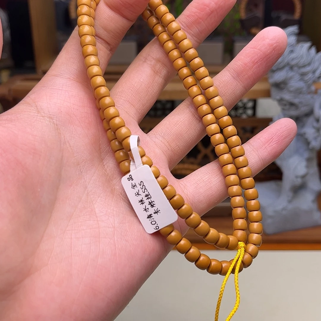 橄榄核手串/手链【听松文玩】sss级工艺精品橄榄核尖长串6.0素
