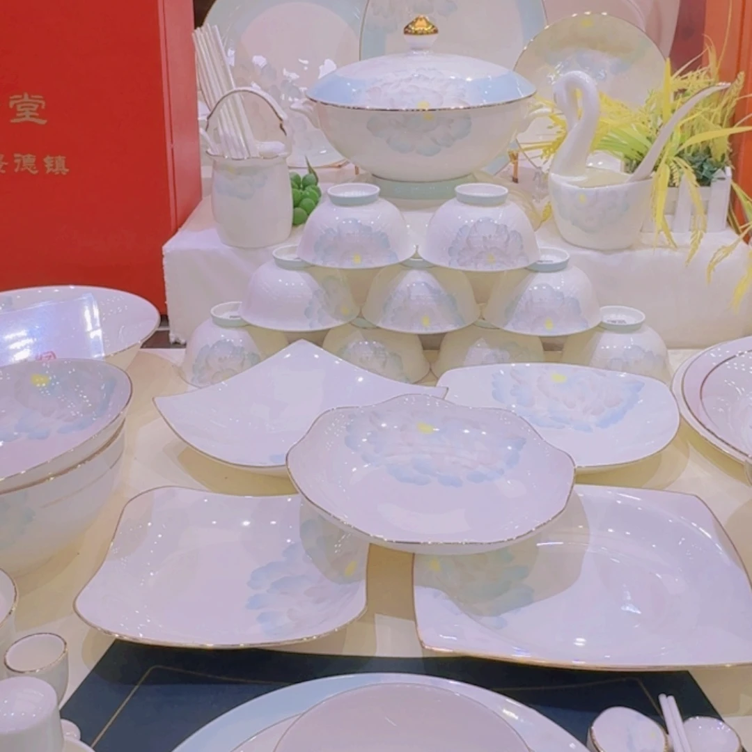 45%以上骨粉骨瓷邂逅碗碟单拍