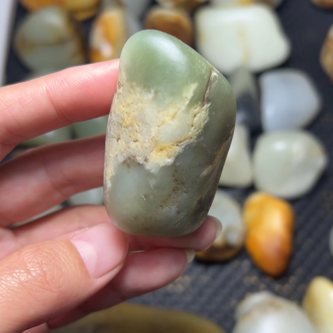 和田玉未镶嵌挂件97