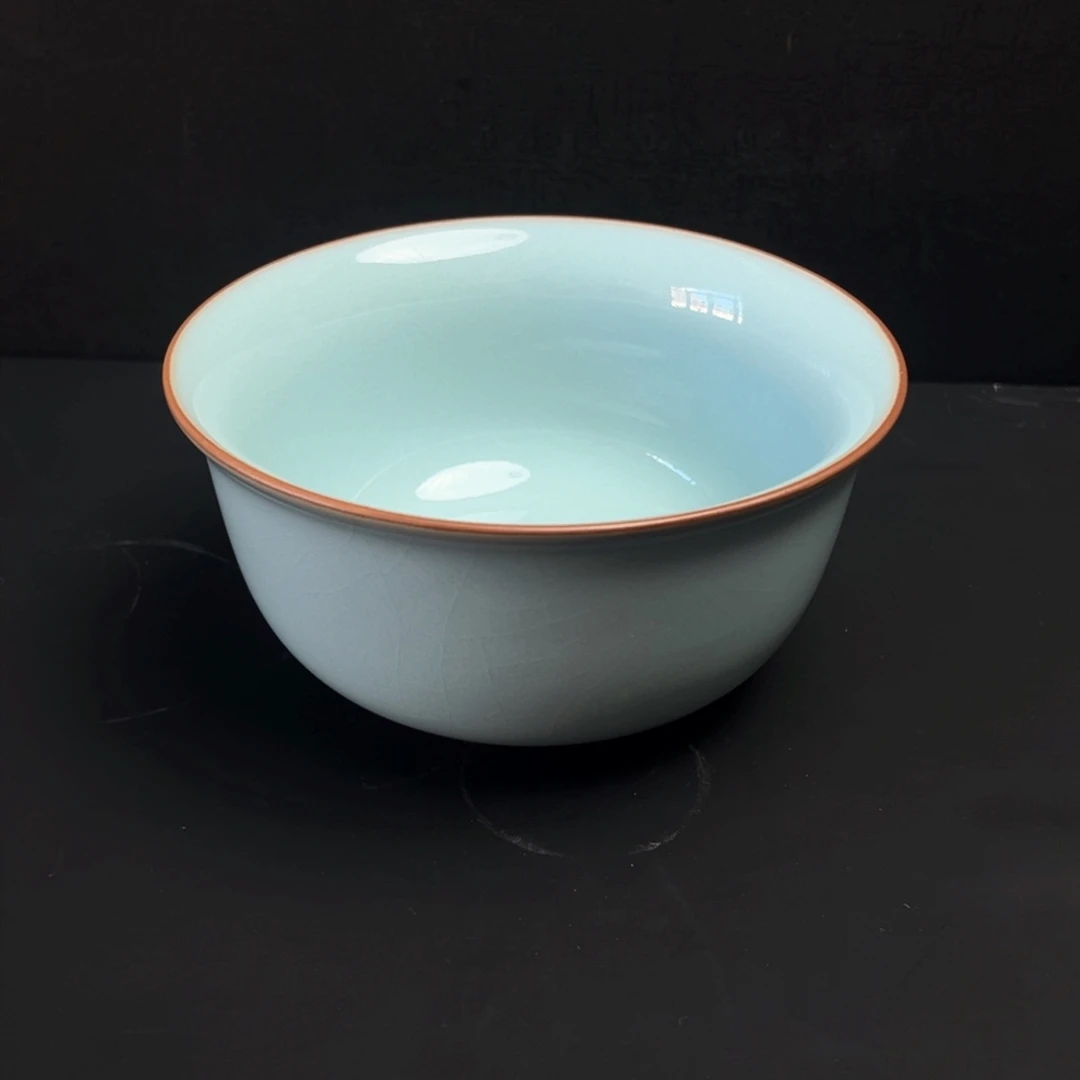 我***云4个汝瓷碗汝瓷大瑕