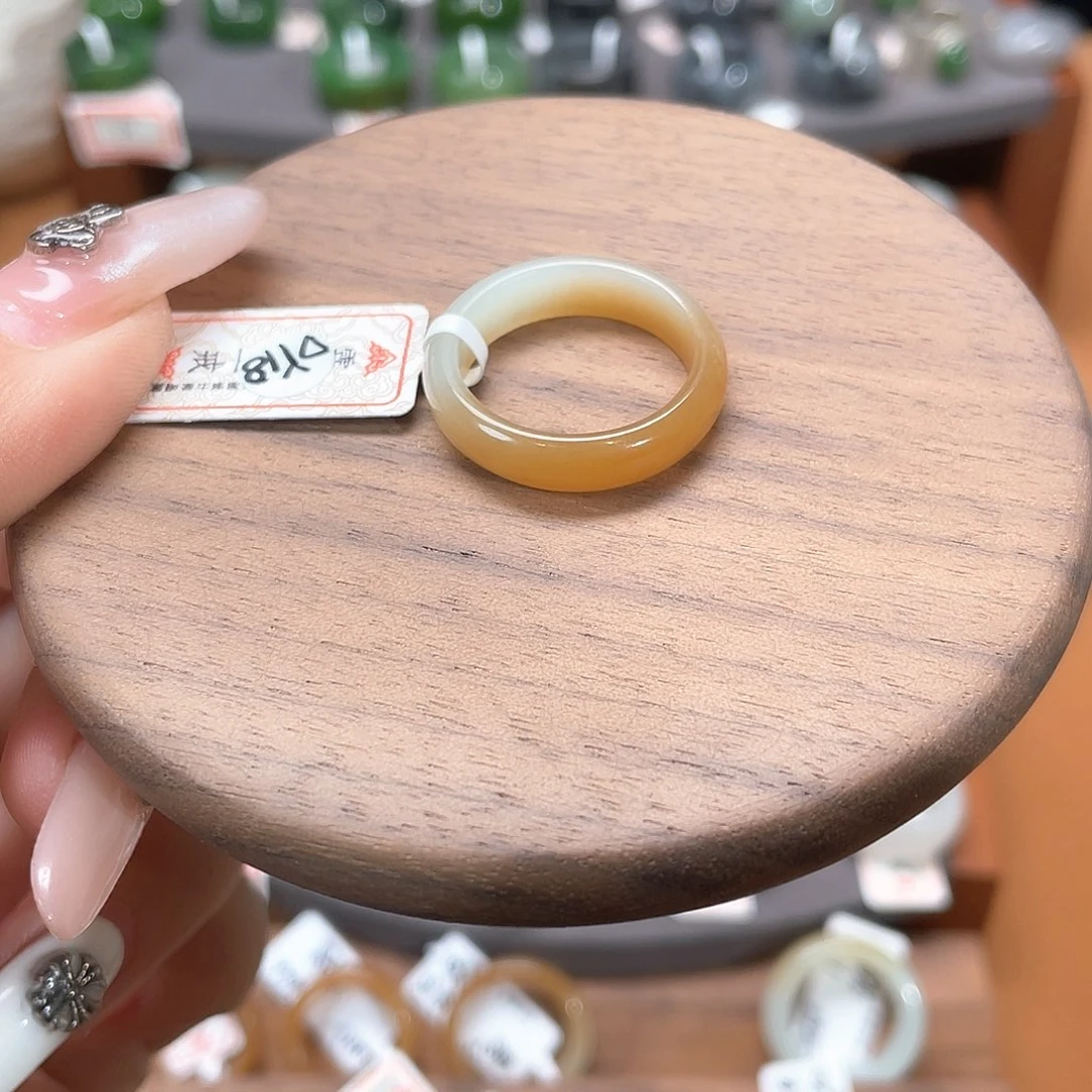 和田玉戒指未镶嵌19-18.6