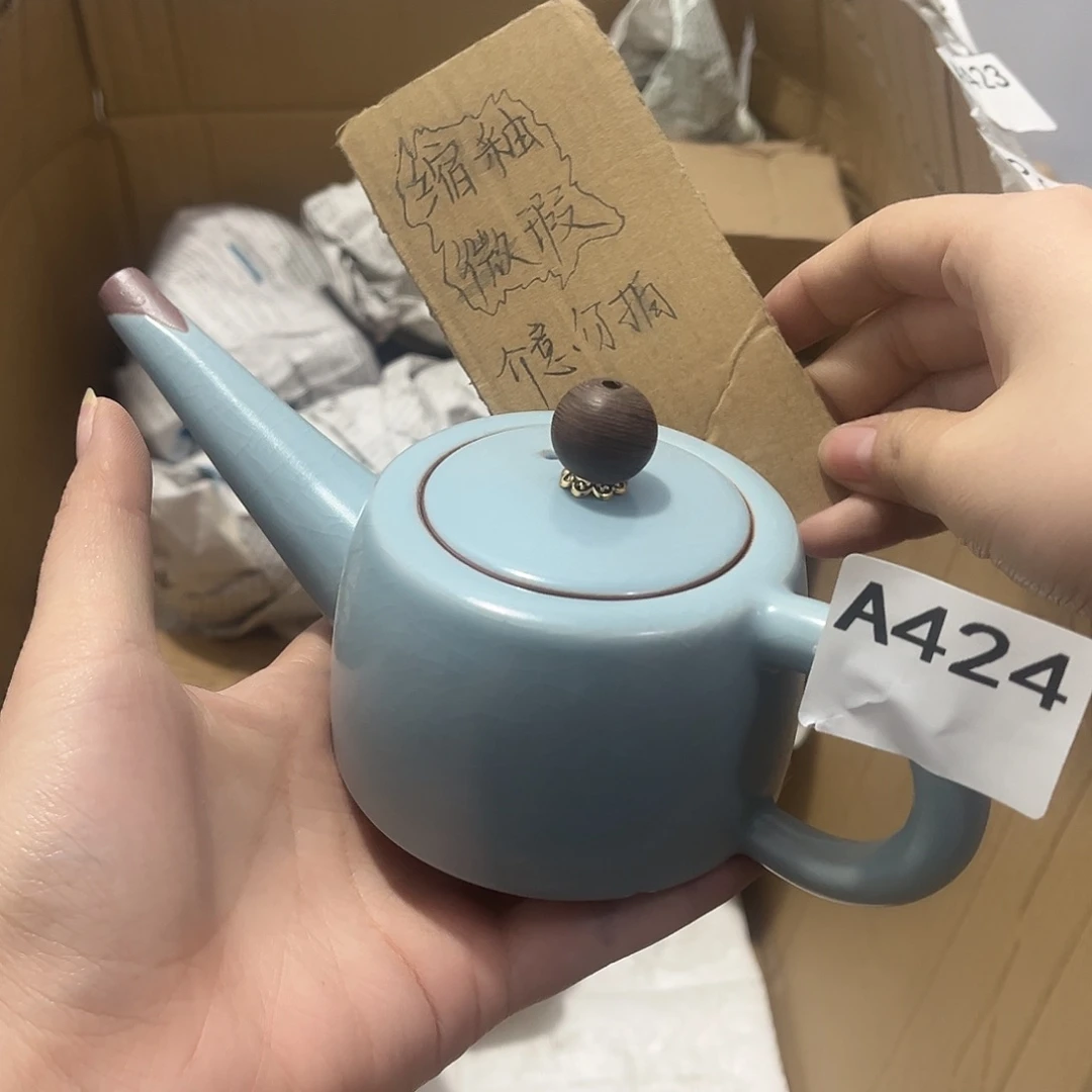 瓷片茶摆件工艺品摆件666