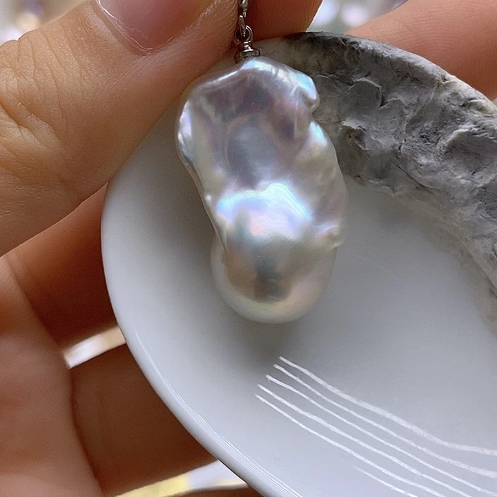 淡水珍珠未镶嵌吊坠(不含链)