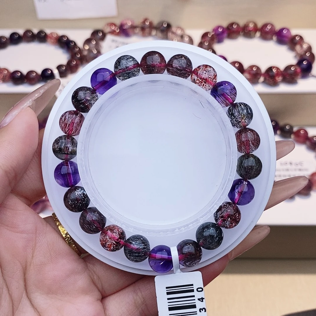 手链未镶嵌水晶黑加仑超七8+