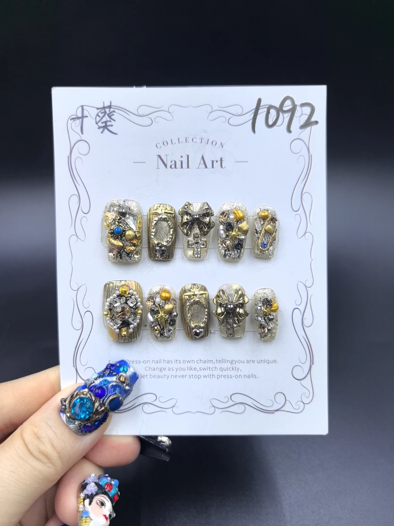 安夏 十葵 二代 纯手工穿戴甲10片