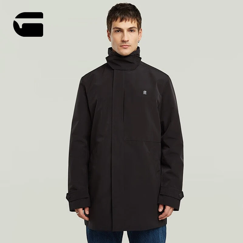G-STAR RAW25年秋季新款Garber宽松立领潮流风衣男士时尚百搭舒适