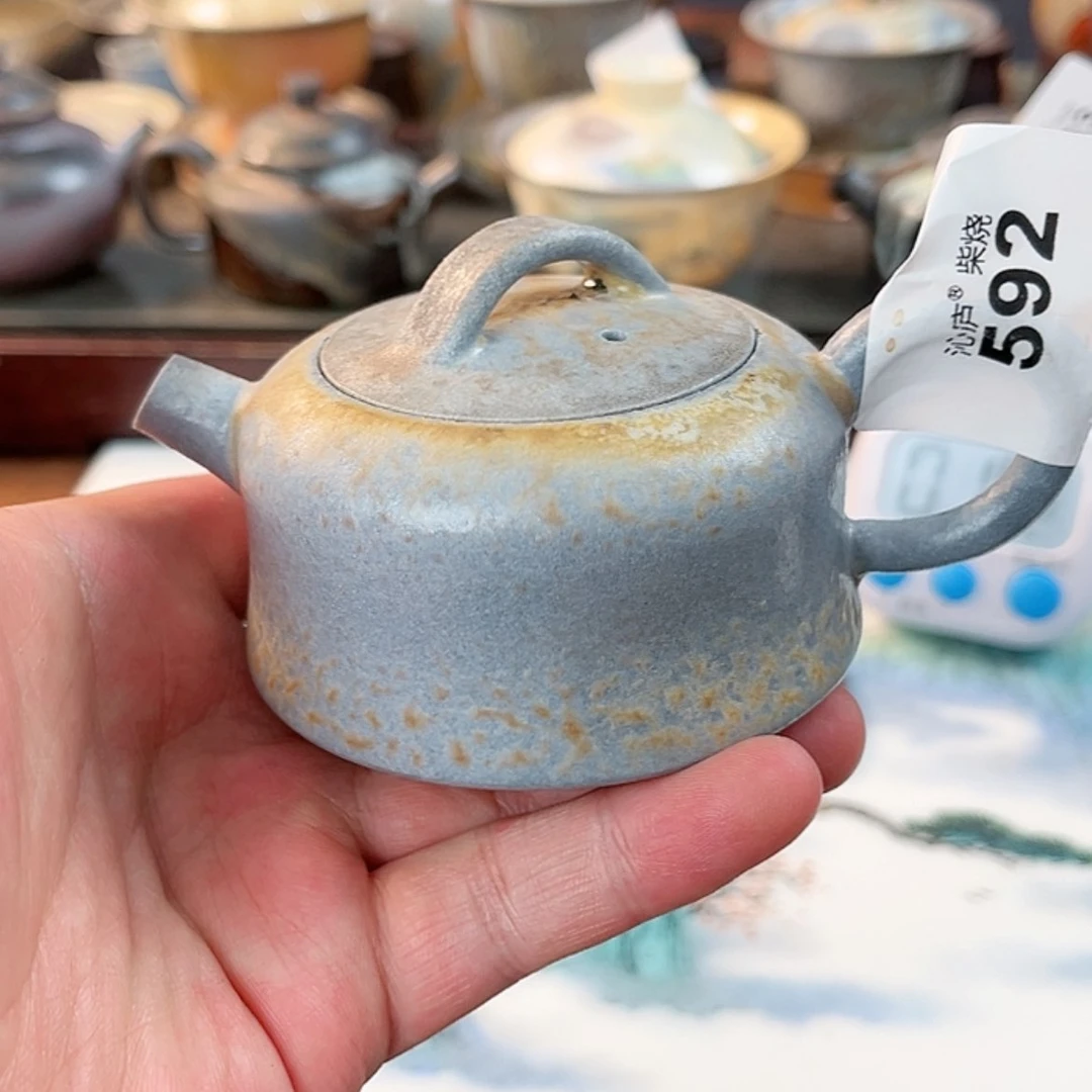 【闪购商品】萍*沁庐柴窑古法柴烧手工茶具