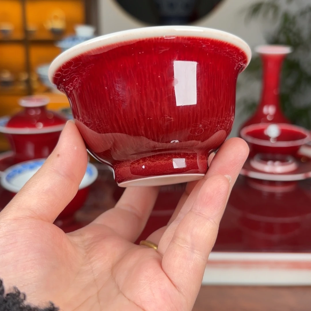 摆件景德镇高温原矿釉