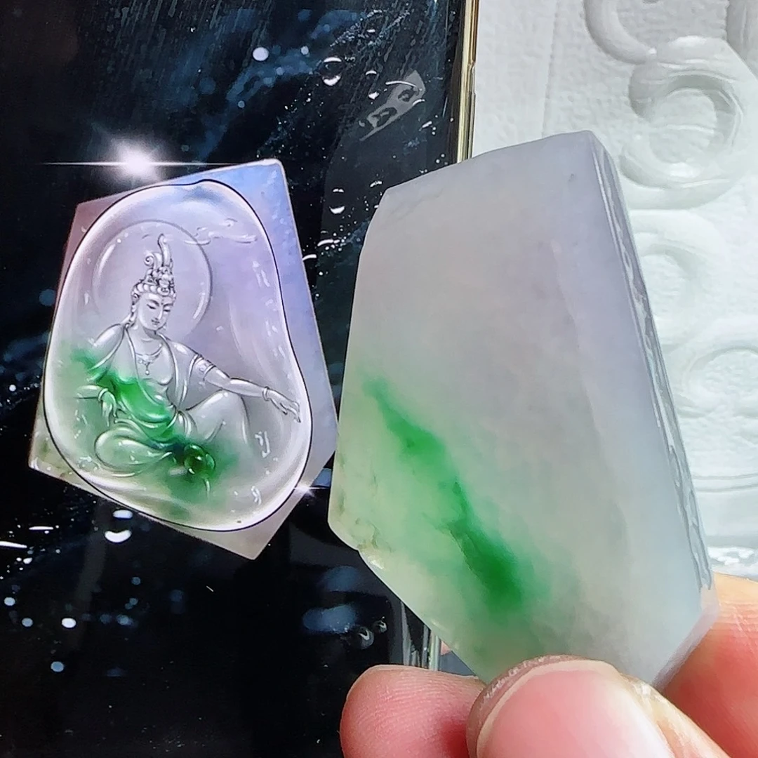 未镶嵌定制翡翠缅甸天然A货翡翠含老师工艺