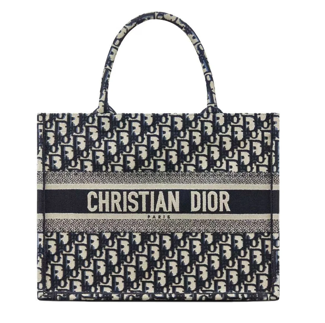 未使用 DIOR/迪奥 Dior MM 托特手提包中号满印老花 M1296ZR1W