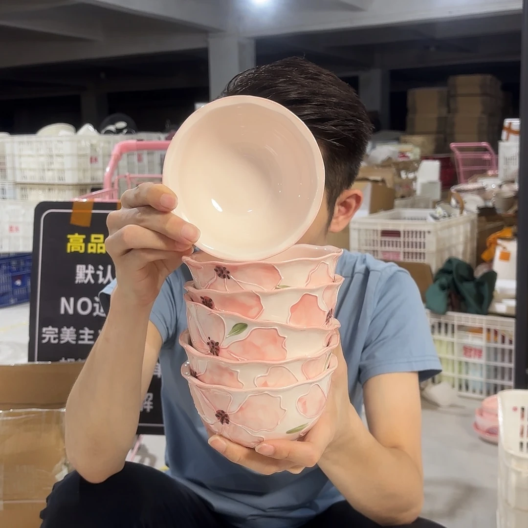 潮州微瑕陶瓷餐具5寸