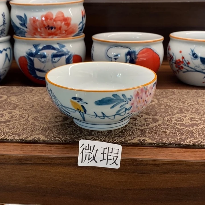 釉下老陶泥手工绘制