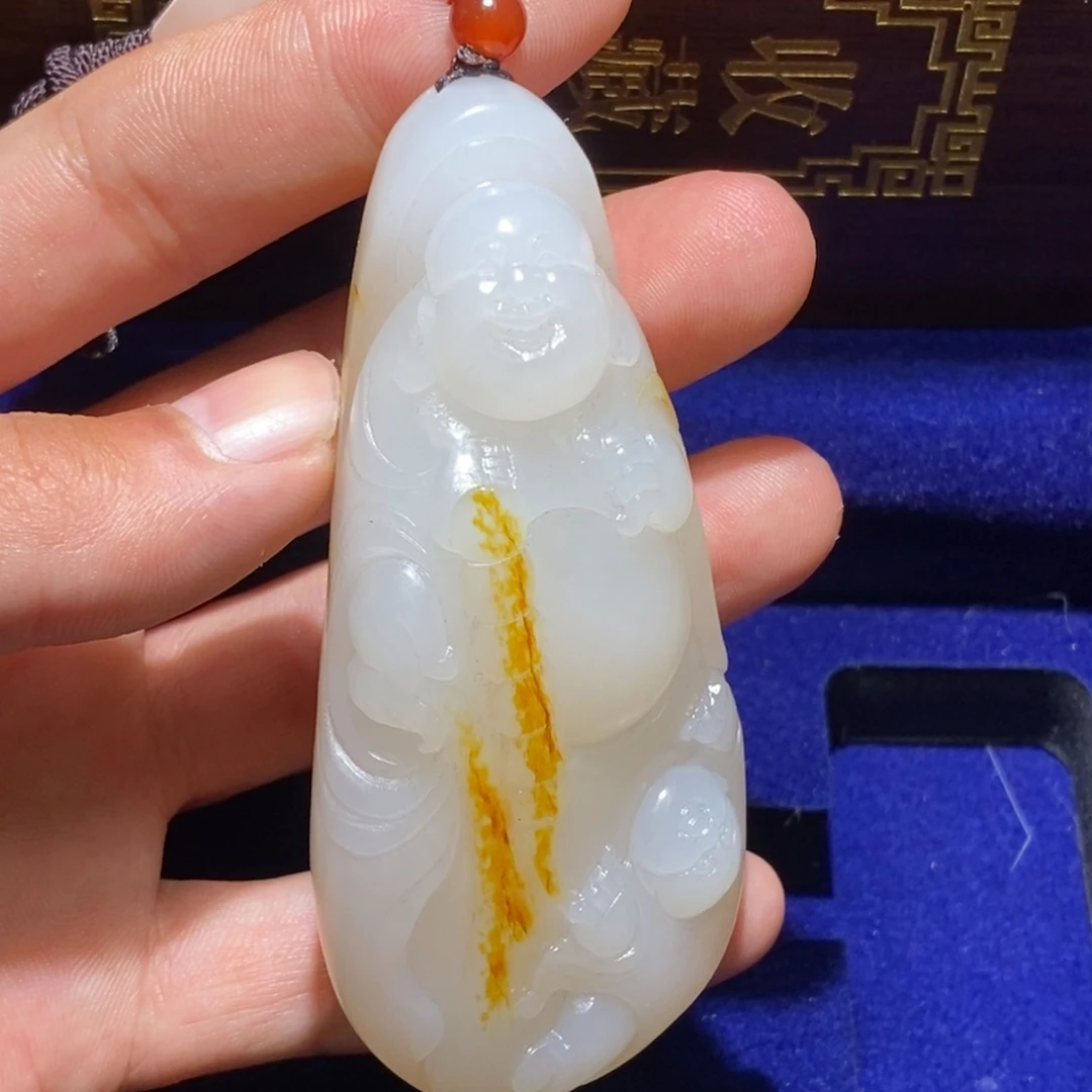 星***迹未镶嵌和田玉挂件d