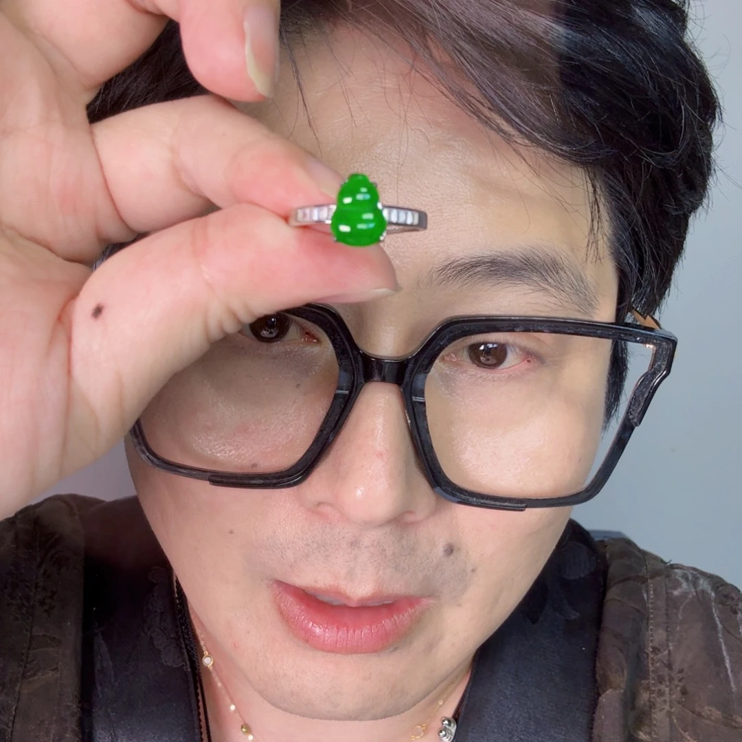 颈饰未镶嵌翡翠一件