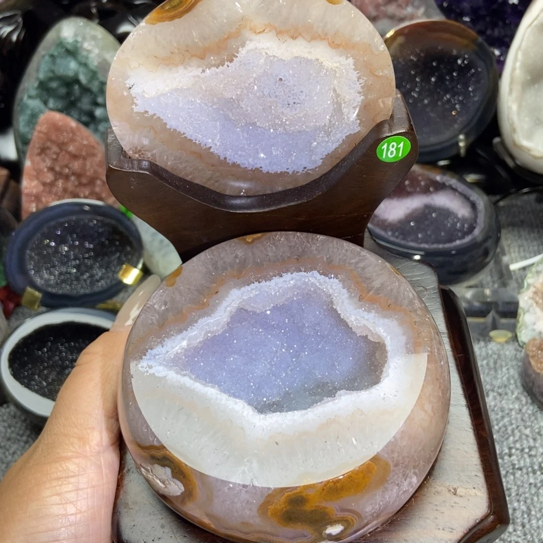 紫晶未镶嵌摆件水晶