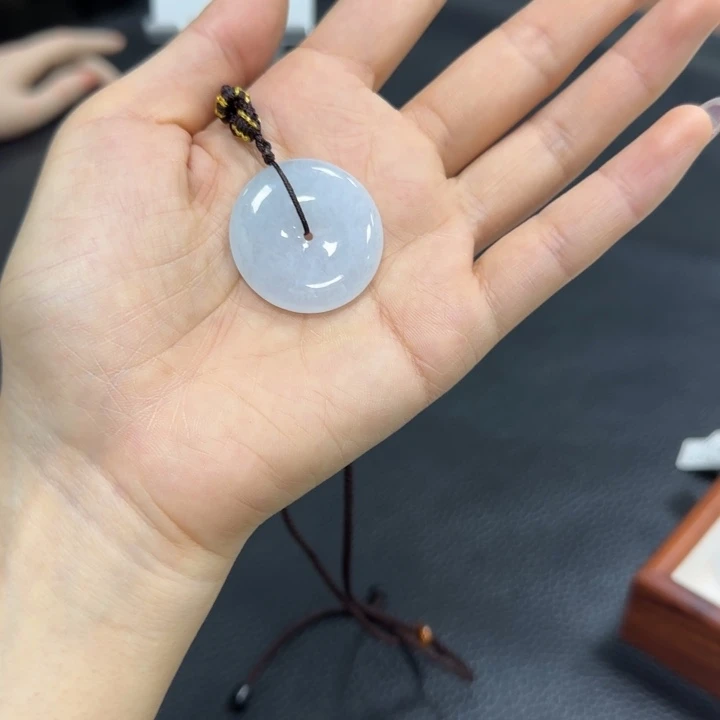 翡翠未镶嵌颈饰翡翠平安扣