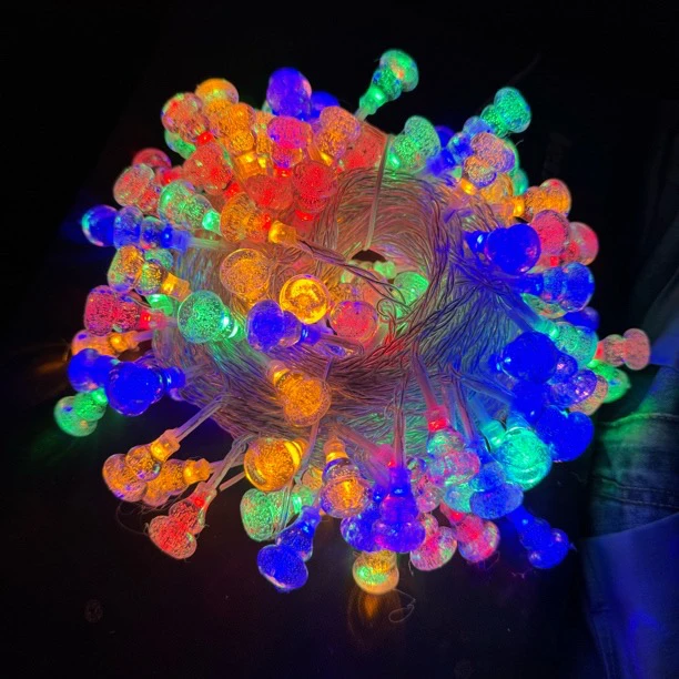 LED水晶宝葫芦灯串防水节日装饰灯户外婚庆家用氛围灯