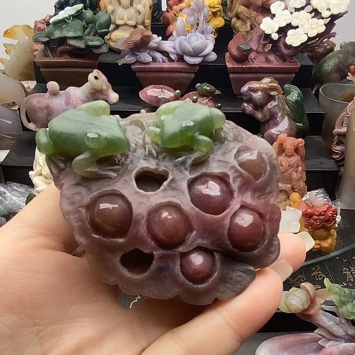 石英质玉未镶嵌吊坠(不含链)