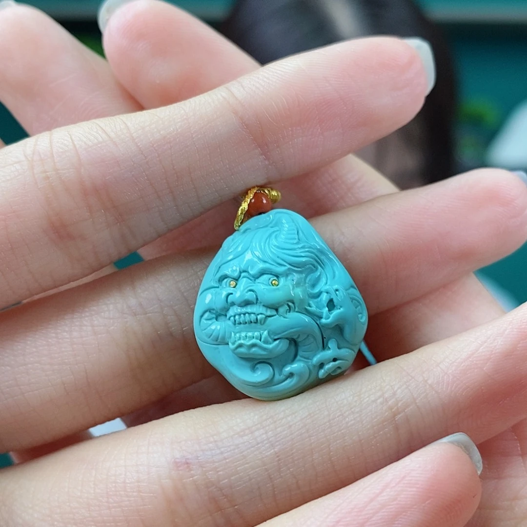 未镶嵌绿松石珠宝奇石