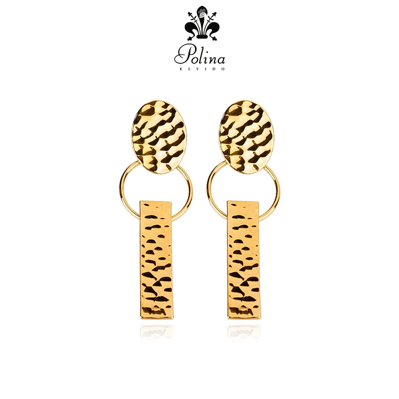 AZLOOK 耳环【 国内设计师品牌】Polina Elvido几何复古气质耳环