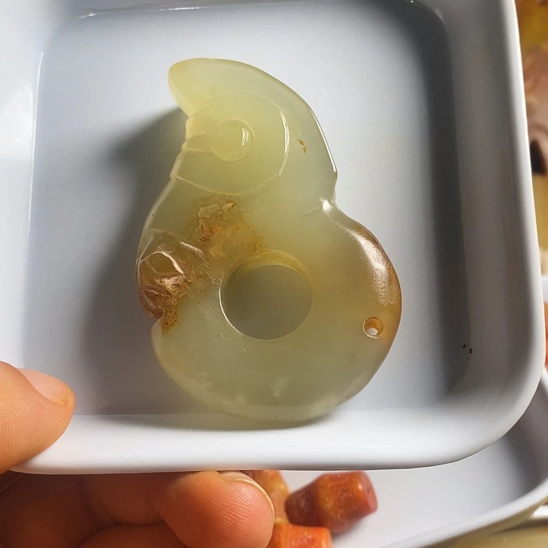 岫岩老玉（透闪石质玉）未镶嵌挂件