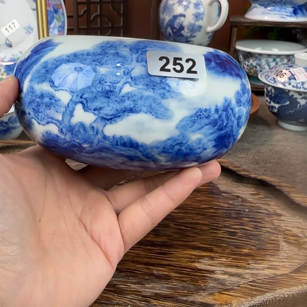 瓷片景德镇手绘青花茶器252