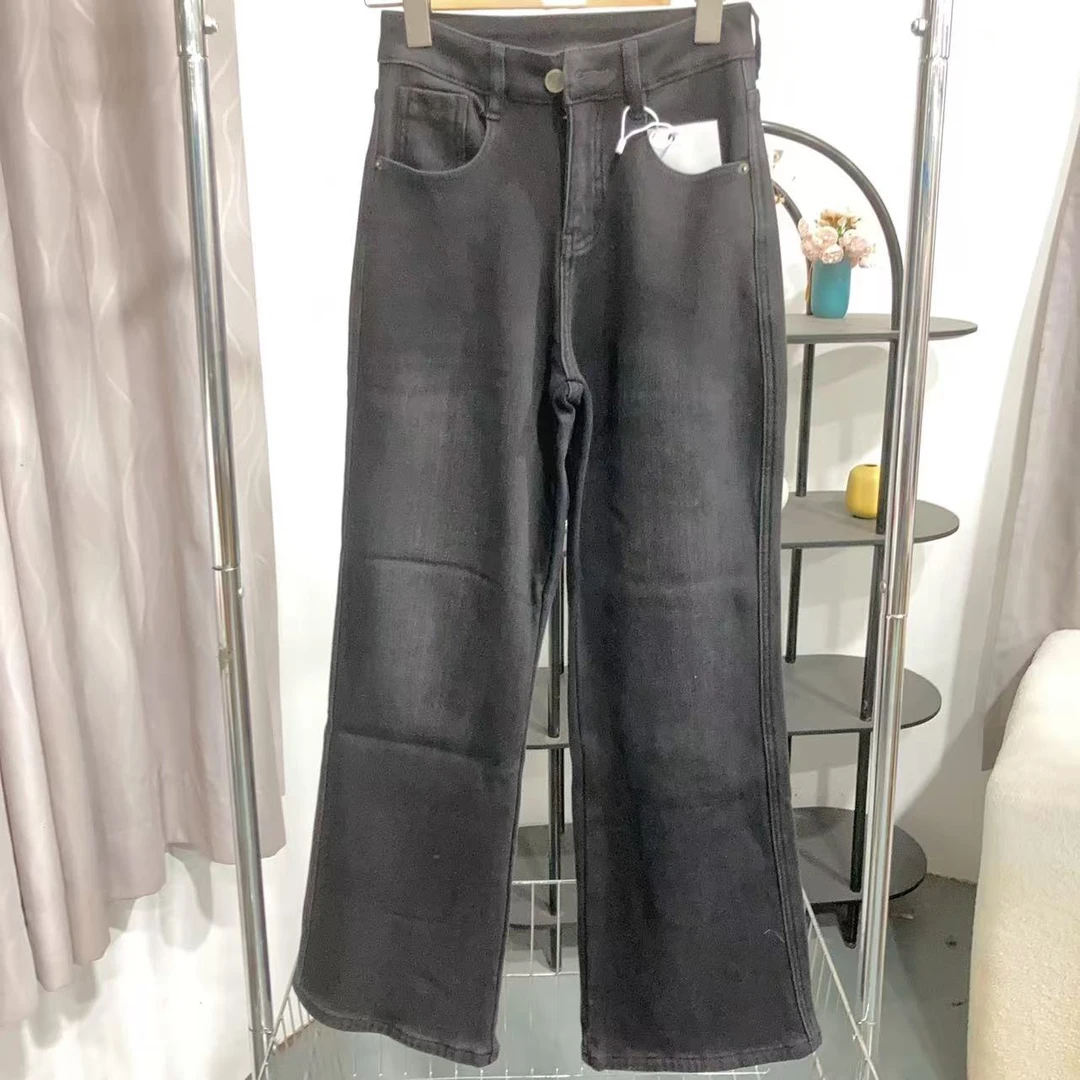 【代代精选】加绒时尚百搭牛仔裤-21168