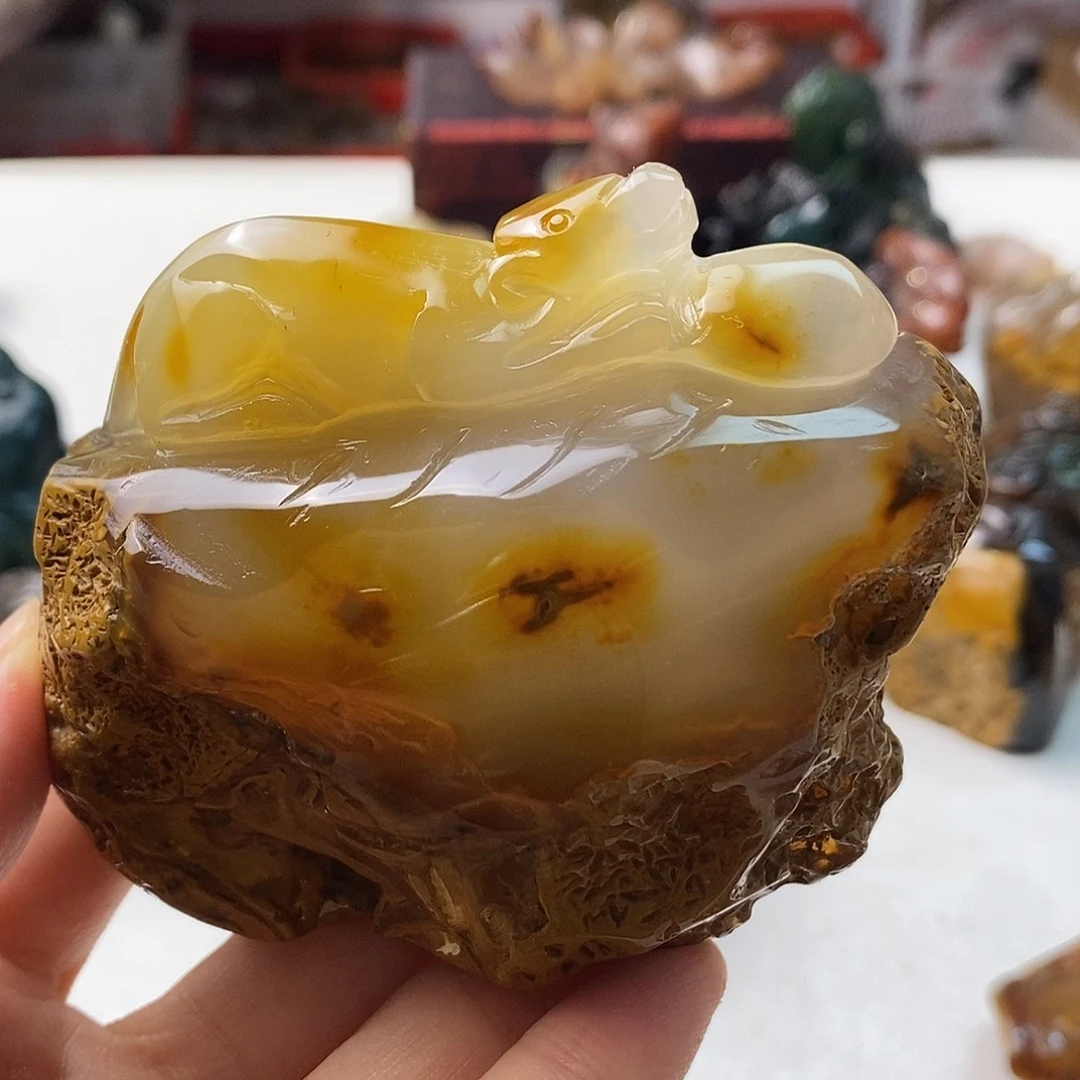 玛瑙/玉髓未镶嵌颈饰