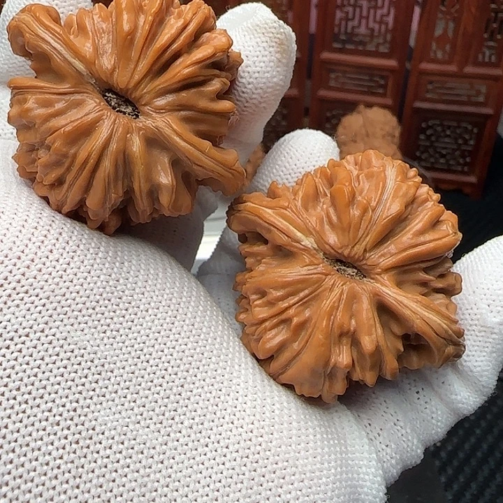 吊坠文玩核桃全品四座楼47尺