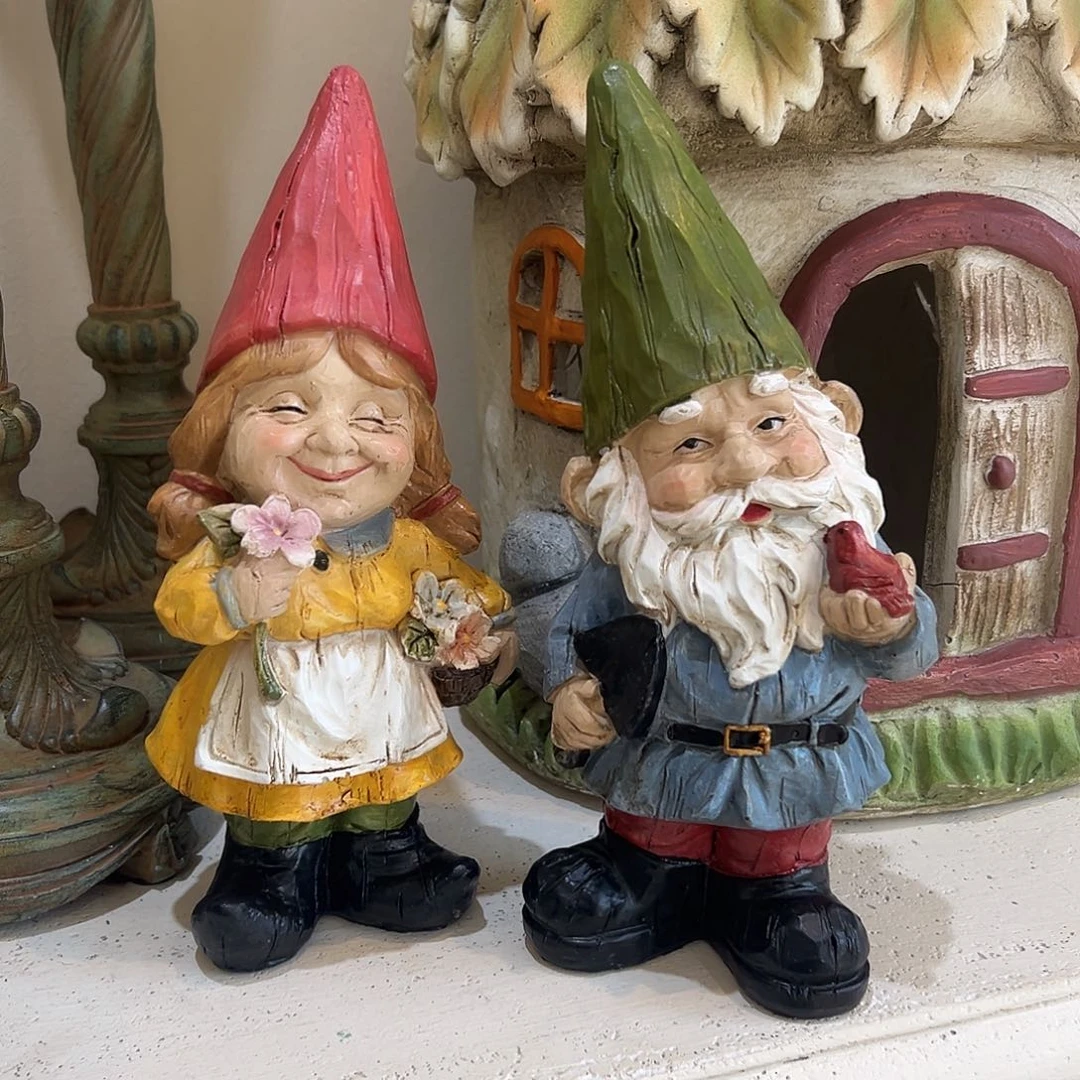 花园摆件红红火火