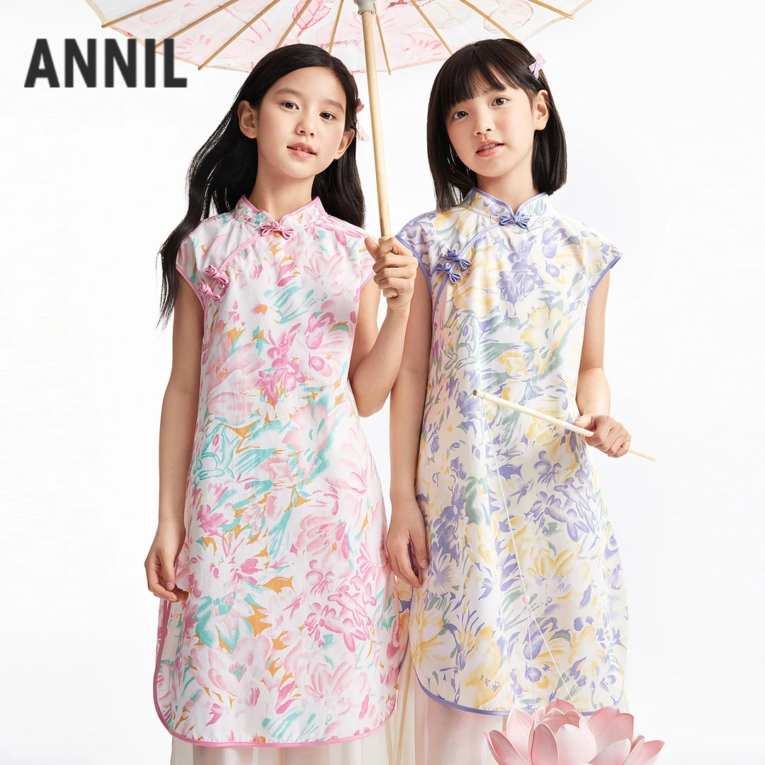 女童套装夏季新款安奈儿童装EG523071