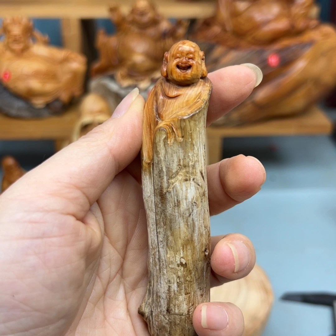 柏木崖柏木摆件手把件，27