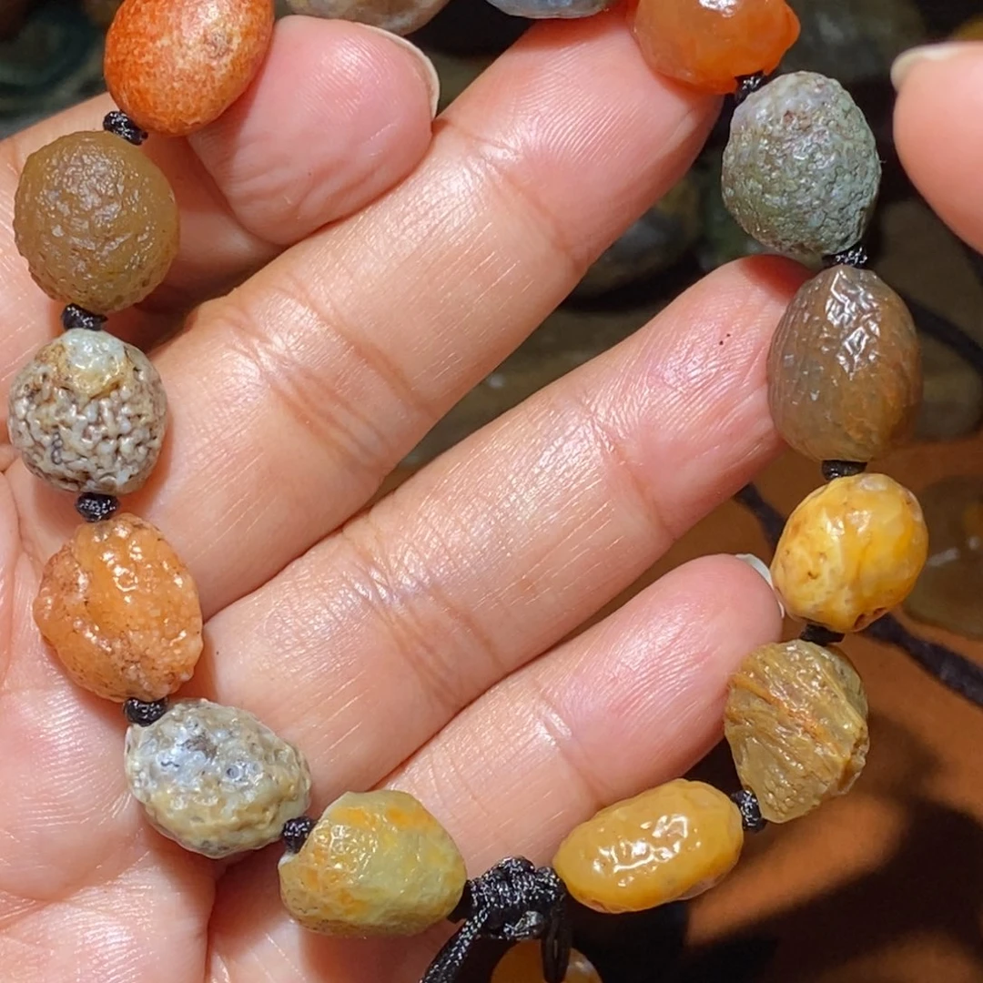 未镶嵌玛瑙/玉髓珠宝半成品