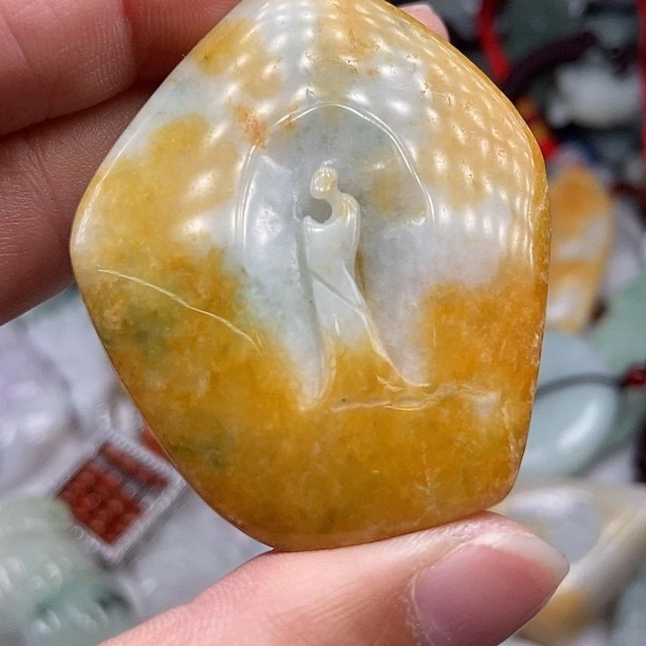 未镶嵌挂件翡翠翡翠
