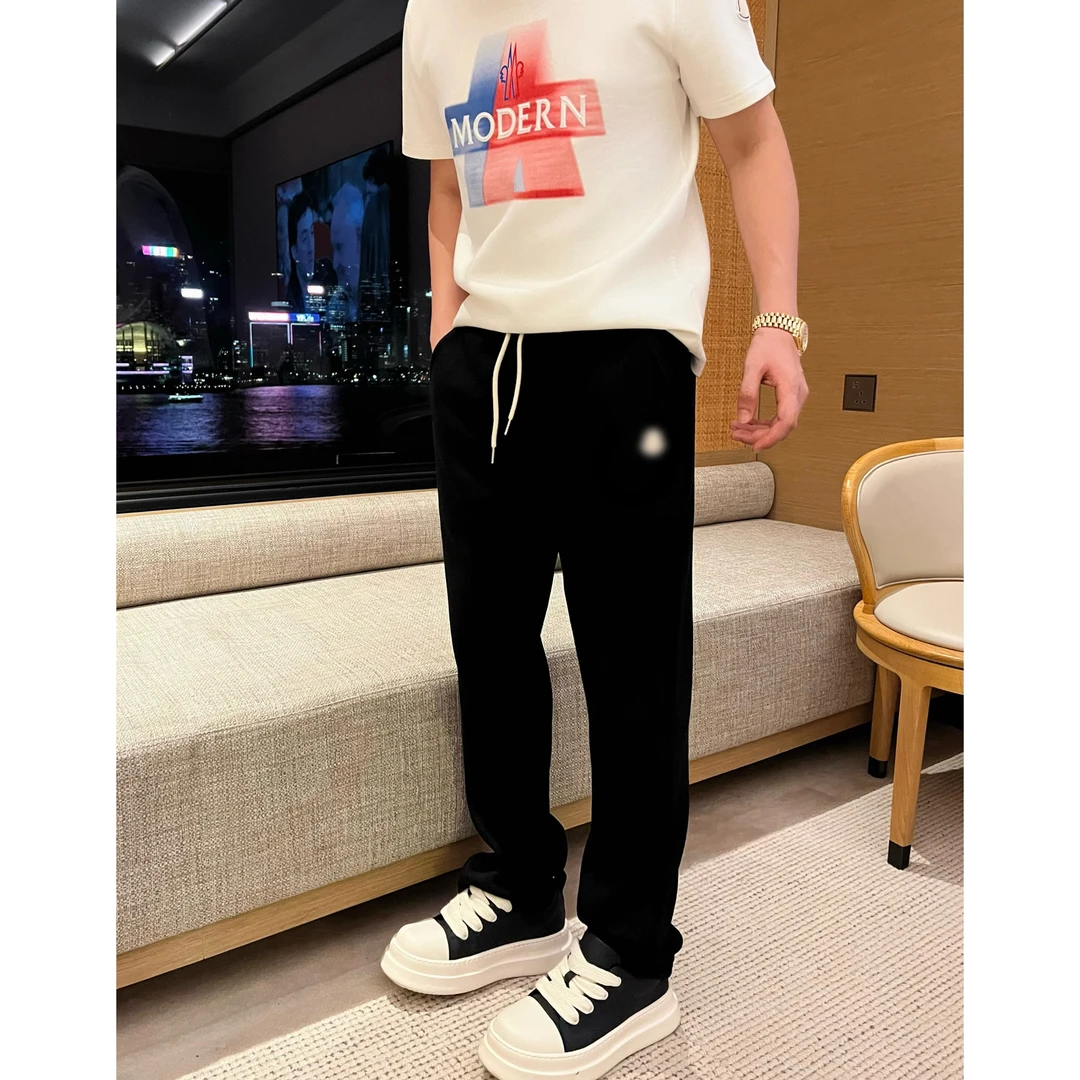 【撞色腰头】秋冬羊毛混纺480g厚款人字纹休闲长裤男裤子李查德