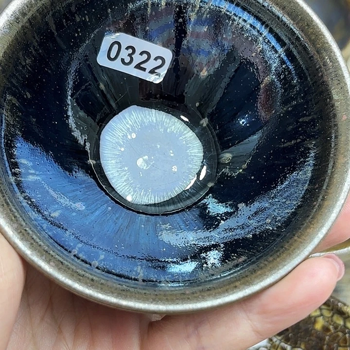 茶盏沐雨茶器柴烧主人杯