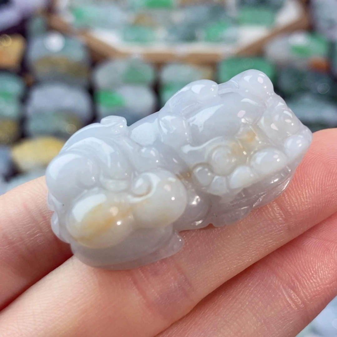 翡翠未镶嵌颈饰天然