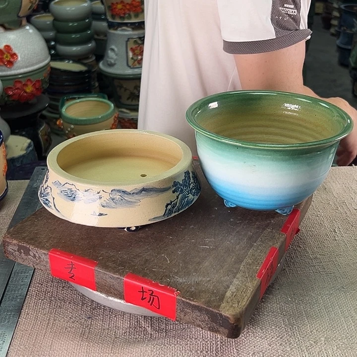泳坤堂石湾盆陶瓷