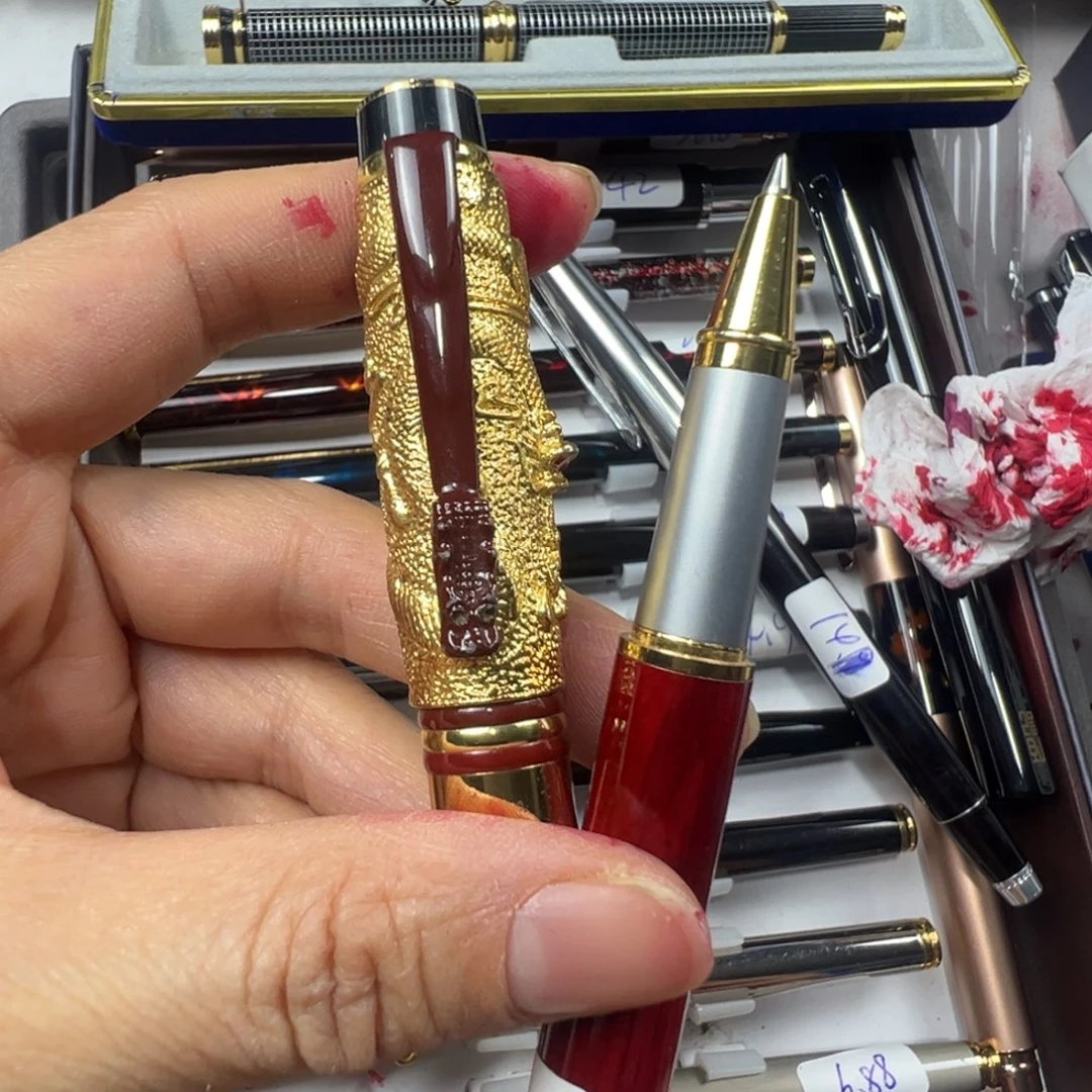 便携式全铜宝珠笔重57克