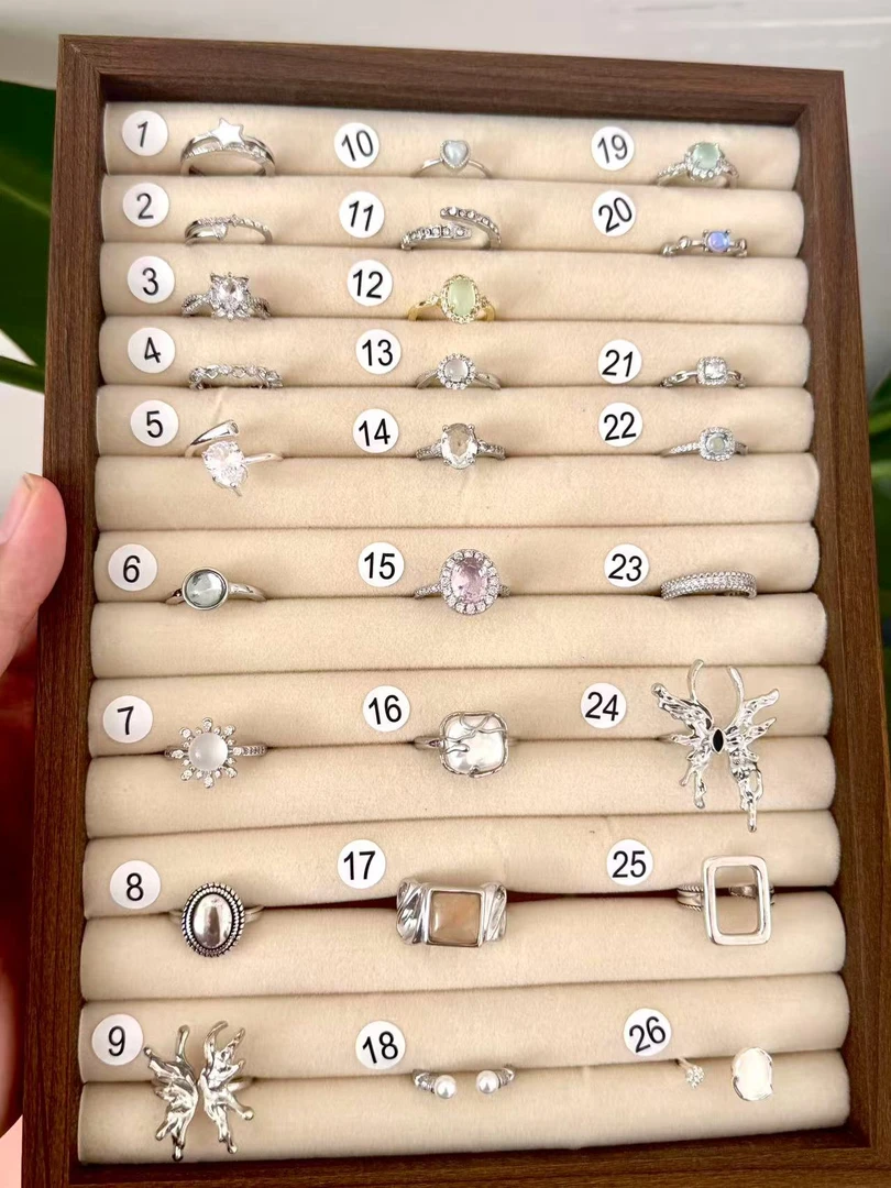 铜合金戒指 25新款轻奢小众百搭高级感设计首饰气质女配饰简约