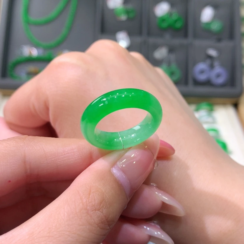 【闪购商品】翡翠戒指未镶嵌我***羊订单1