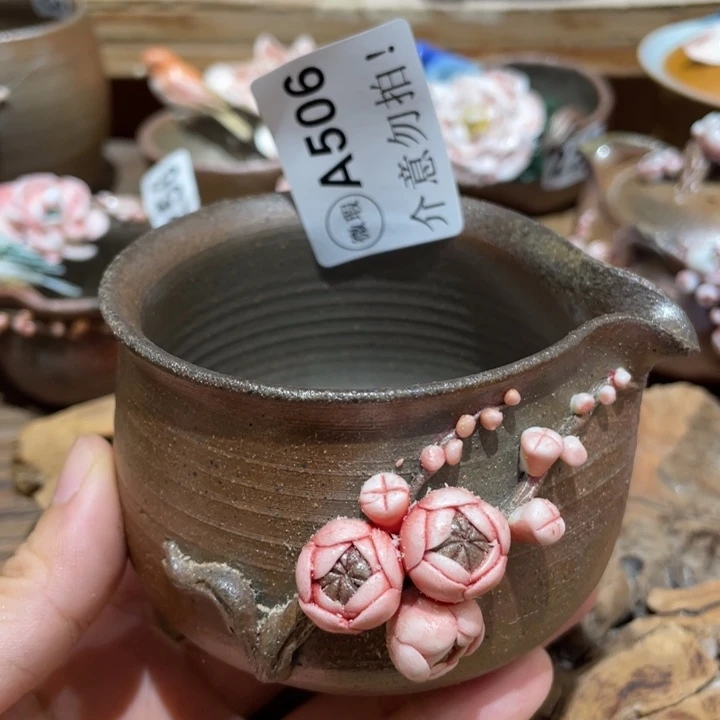 手工制作陶瓷茶具茶杯青蛙