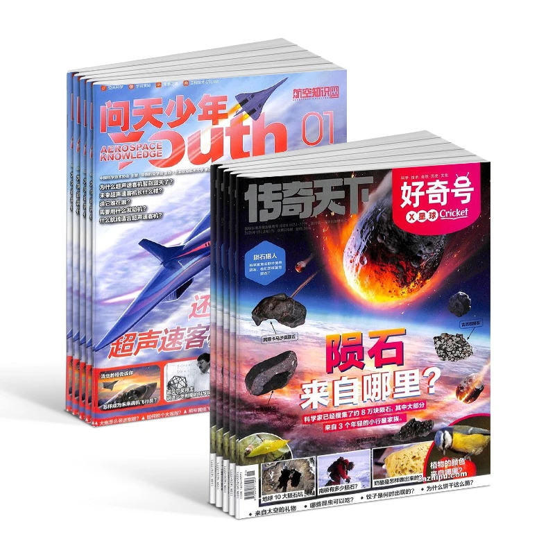 【杂志铺】好奇号+问天少年组合 2026年1月起订 1年订阅 送航模
