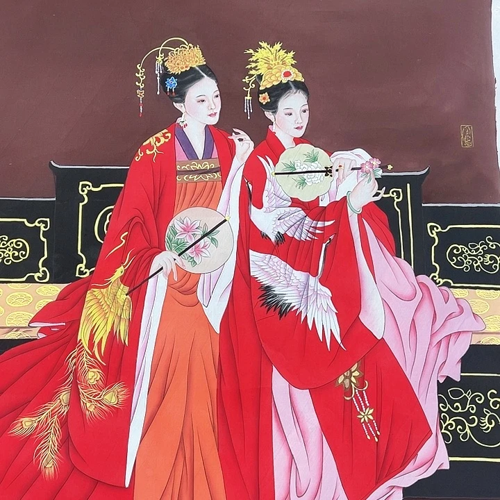 郑*精品国画精品作品