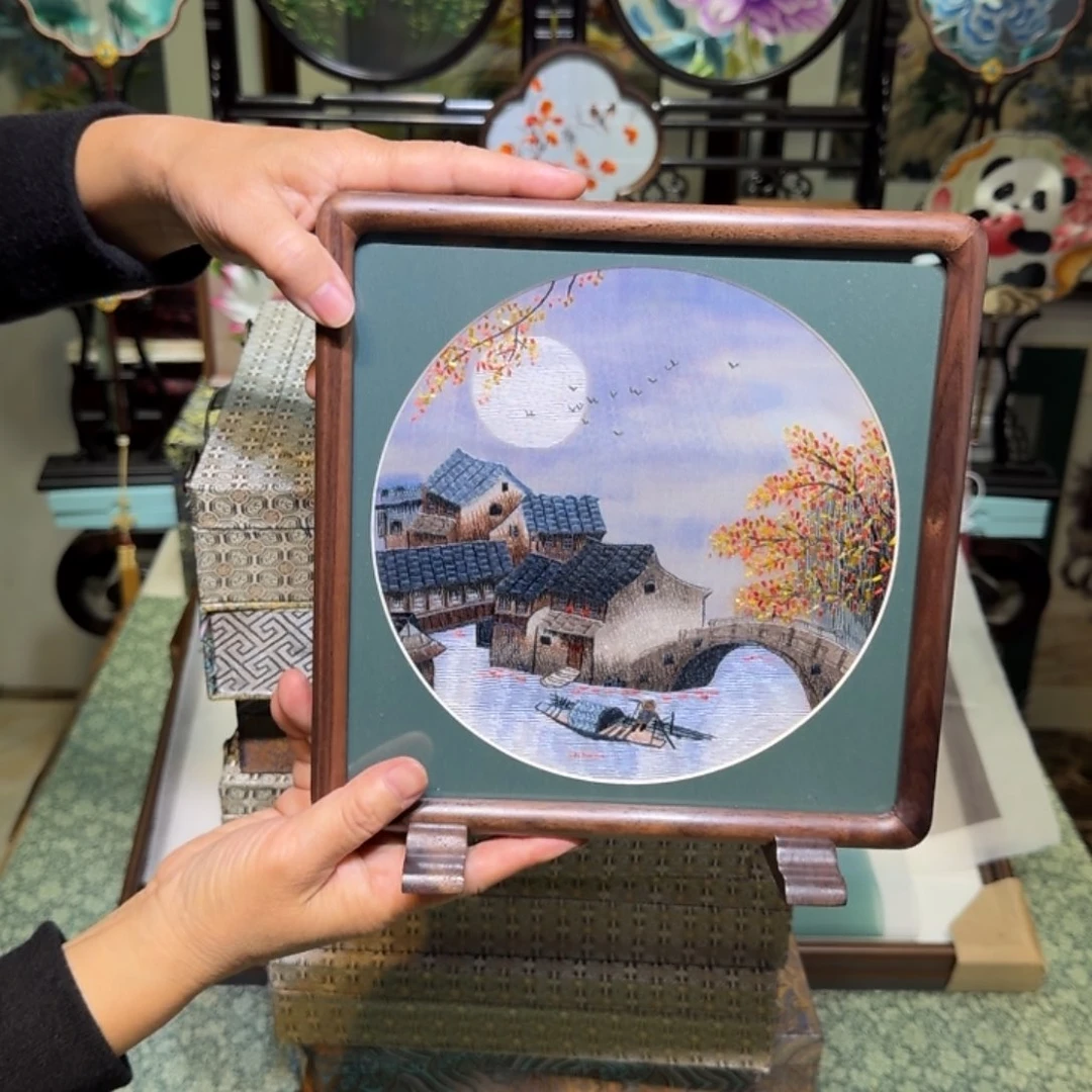 刺绣手工苏绣工艺制作技艺精湛