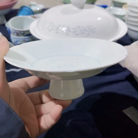 陶摆件景德镇瓷器精品果盘