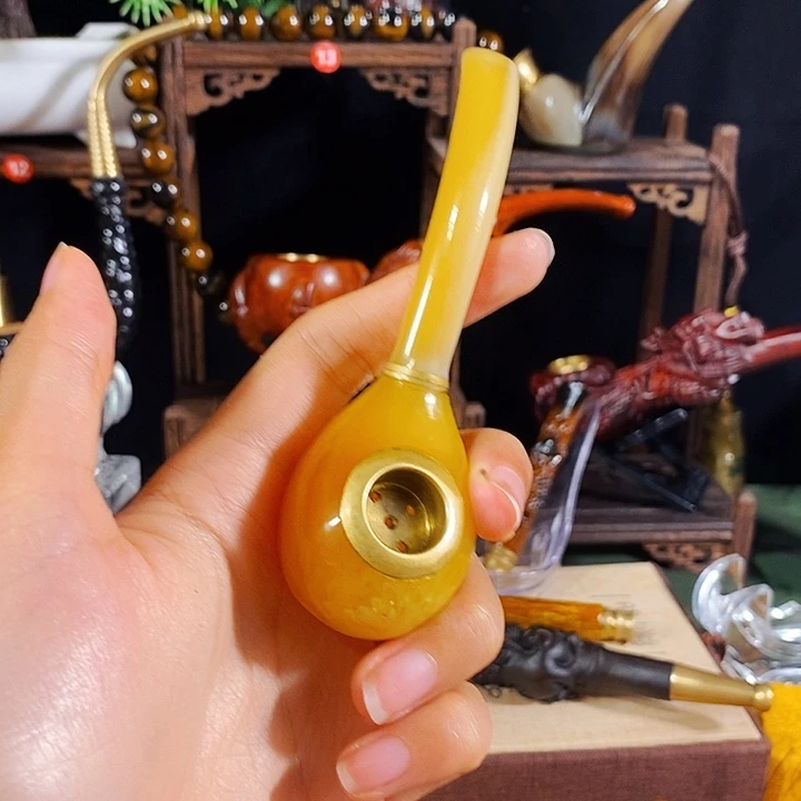 高端定制金丝楠烟嘴