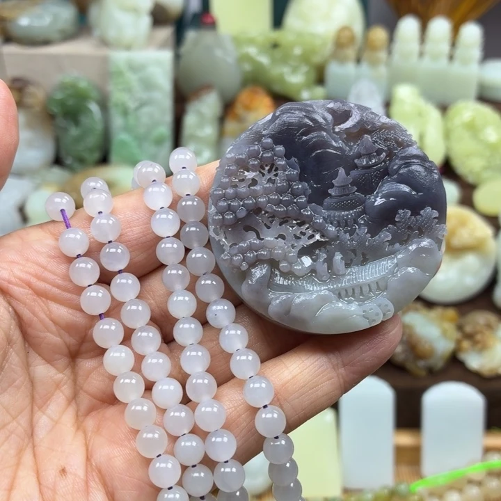 和田玉未镶嵌吊坠(不含链)