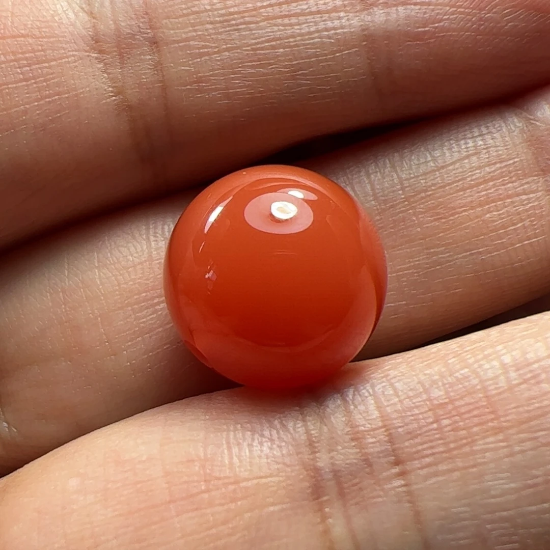 未镶嵌珠子南红玛瑙小****饼