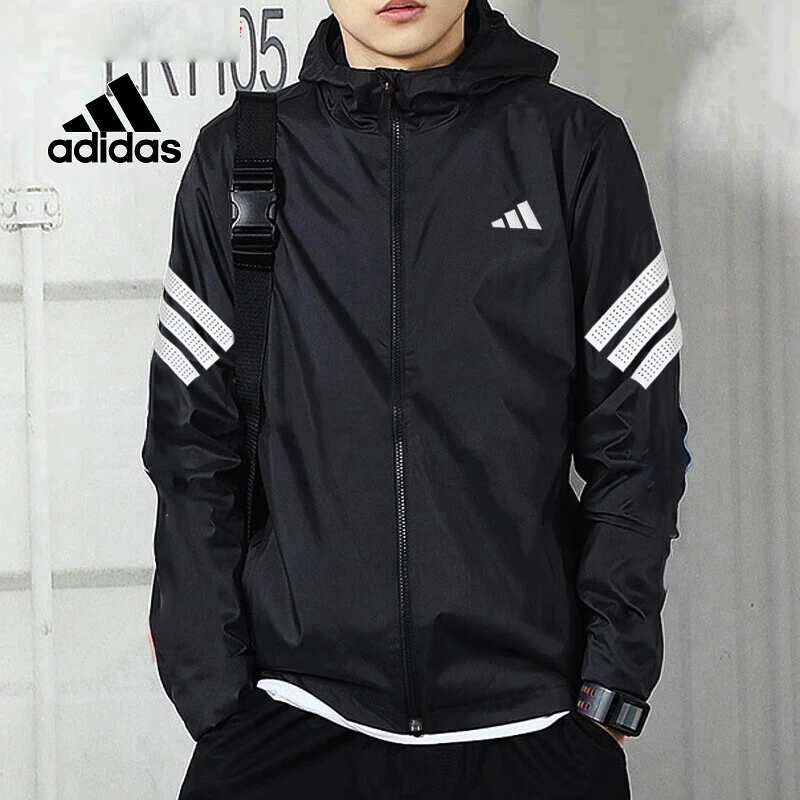 adidas/阿迪达斯男装 2025夏新款运动服跑步舒适透气休闲夹克外套
